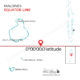Maldives Equator Line map location