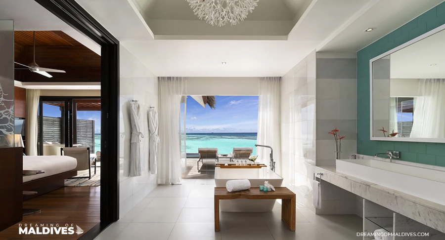 Niyama private islands maldives beautiful bathroom 