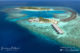 OBLU Sangeli maldives island aerial view 