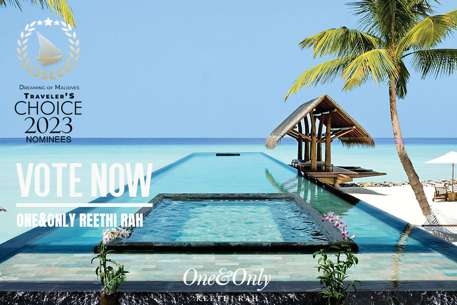 One&Only Reethi Rah Hotel nominee for the Maldives TOP 10 Best Resorts 2023