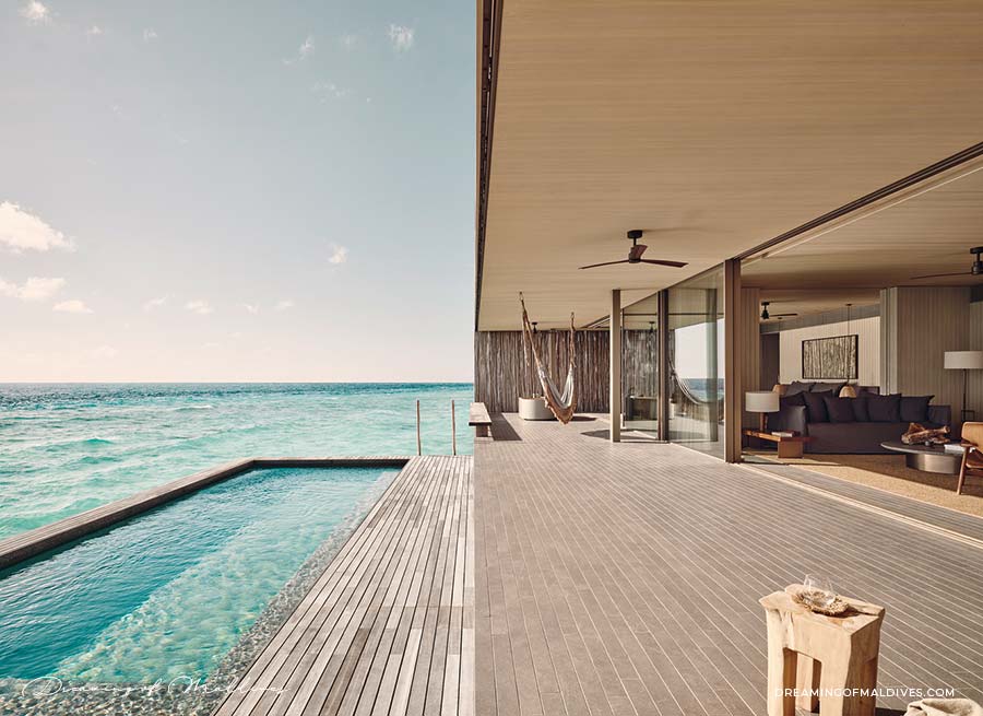 Patina Maldives design and architecture Two-Bedroom Water Pool Villa.