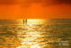 Maldives Photo of the Day : Walking on a sandbank at Sunset. A simple but yet Magic moment