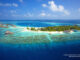 review snorkeling Huvafen Fushi maldives aerial house reefs