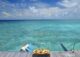 A dreamy view with a breakfast from one of Shangri-La's Villingili water villas