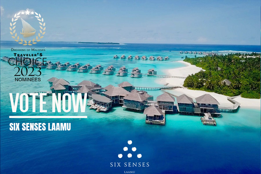 Vote for Six Senses Laamu as Maldives Best Resort 2023