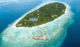 aerial view soneva fushi maldives island