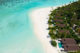 the standard maldives beach villas with pool aerial view