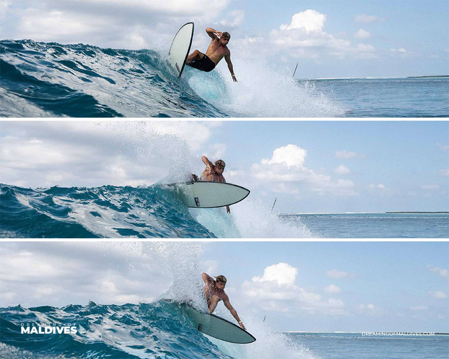 surfing at niyama private islands maldives luxury resort
