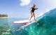 Surfing crystal clear waters from Niyama maldives