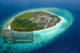 Utheemu haa alifu atoll aerial view