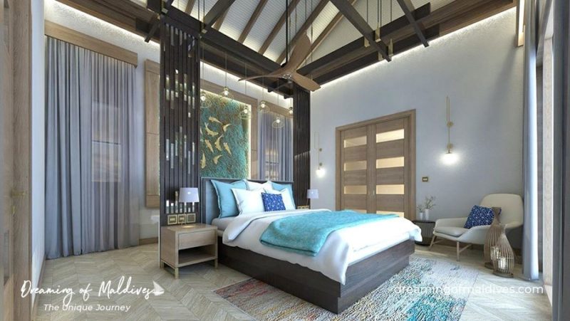 tolarno maldives resort opening 2021 villa interior