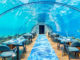 The underwater restaurant in Maldives Hurawalhi 5.8