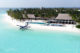 Velaa Private Island Aerial View island seaplane