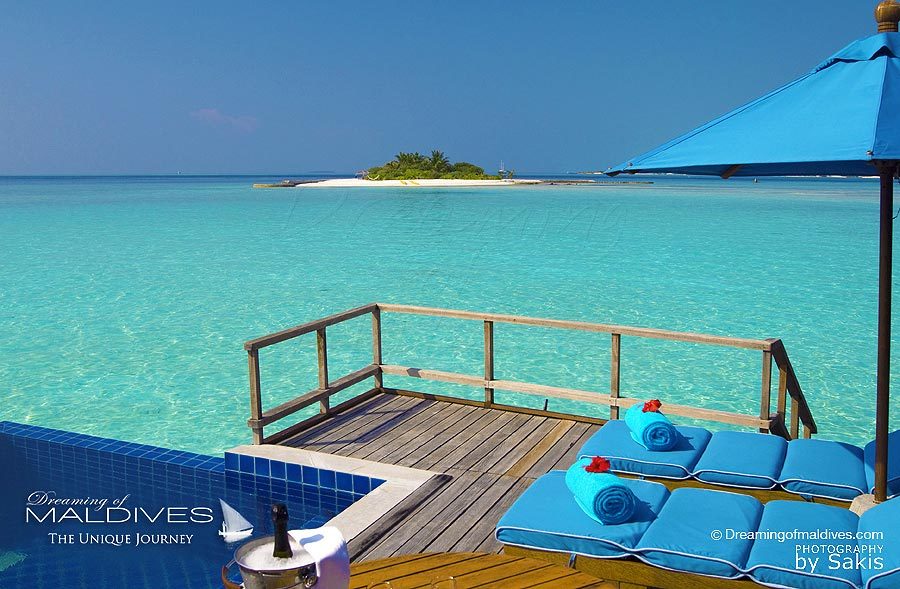 Sunset Water Villa with Pool at Anantara Dhigu Maldives