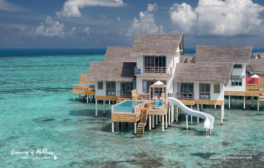Two Bedroom
Lagoon Pool Villa with Slide cora cora maldives