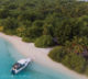 arrival of wedding guests beach villas with your private boat soneva
