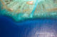 Maldives Atoll Outer Reefs. Aerial view