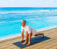 Pawan's Yoga practice in one of Soneva Fushi's Water Villa