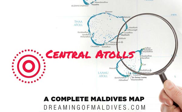 Maldives Central Atolls Map