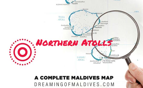 Maldives Northern Atolls Map