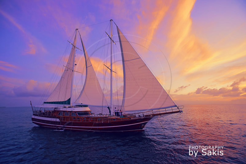 Maldives sailing Yacht
