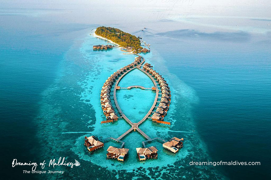 Lily Beach Maldives - aerial view