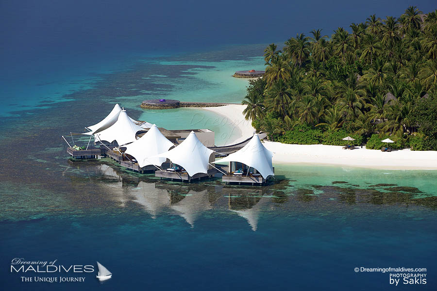 W Maldives Away Spa Aerial View