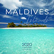 2020 Tropical Wall Calendar Maldives Islands Front Cover