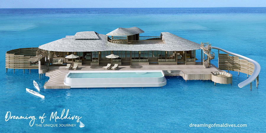 2 BEDROOM WATER RETREAT WITH SLIDE new villa at Soneva Fushi