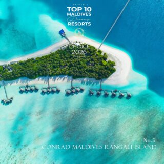 You voted. You chose. 🏆 Conrad Maldives Rangali Island is your No.5 in the TOP 10 Best Maldives Resorts 2026. 15th Edition. Two islands. Extraordinary experiences above and beneath the ocean. 🌴 Located in South Ari Atoll, within the South Ari Marine Protected Area (SAMPA - the Maldives' extraordinary whale shark sanctuary ), Conrad Maldives Rangali Island combines spectacular beach and overwater villas, exceptional gastronomy and endless island experiences.
From Ithaa, the world's first all-glass underwater restaurant, to THE MURAKA, its extraordinary underwater residence, Conrad Maldives continues to redefine the Maldives Dream. Why is Conrad Maldives Rangali Island a Dream?
• Two extraordinary tropical islands
• Dreamy beach & overwater villas
• Underwater wonders: Ithaa underwater restaurant & THE MURAKA underwater Suite
• Exceptional marine encounters with Whale Sharks
• A world of leisure & gastronomy 🏝️ Voted by travelers and Maldives lovers worldwide as part of the 15th edition of the Top 10 Maldives Dreamy Resorts. We Don’t Choose. You Do.
🏆 Discover your full TOP 10 Best Maldives Resorts 2026, link in the first comment. ✈️ Dreaming of Conrad Maldives? Ask me for your Dreamy Offer.
@conrad_maldives
#BestMaldivesResorts2026 #Top10MaldivesResorts #ConradMaldives #Maldives #SouthAriAtoll #LuxuryMaldives #UnderwaterRestaurant #DreamingOfMaldives #WhaleSharks