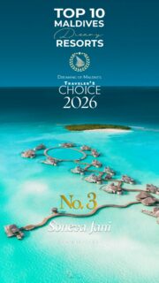 What if your Maldives villa came with its own waterslide into paradise ?
🏆 This is Soneva Jani, your No.3 in the TOP 10 Best Maldives Resorts 2026.  You voted. You chose.  Set within one of the most breathtaking turquoise lagoons in the Maldives, Soneva Jani is an extraordinary world of overwater luxury, barefoot freedom and endless possibilities.  Imagine spectacular overwater villas with private waterslides plunging straight into the lagoon, retractable bedroom roofs for sleeping beneath the stars and vast private pools overlooking an endless ocean of blue.  Beyond its extraordinary villas, Soneva Jani offers imaginative island experiences, exceptional dining, holistic wellness and unforgettable marine adventures.  Why is Soneva Jani a Dream ?  • An endless turquoise lagoon
• Extraordinary overwater villas
• Iconic waterslides into the lagoon
• A world of imaginative experiences
• Exceptional dining & wellness  🏝️ Voted by travelers and Maldives lovers worldwide as part of the 15th edition of the Top 10 Maldives Dreamy Resorts.  What’s yours?  ✈️ Dreaming of Soneva Jani? Ask me for your Dreamy Offer.  #BestMaldivesResorts2026 #Top10MaldivesResorts #SonevaJani #maldives #luxuryliving