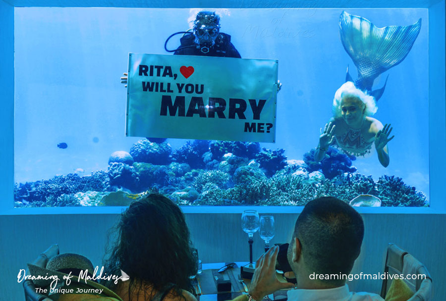 underwater Wedding proposals M6m OZEN at Maadhoo