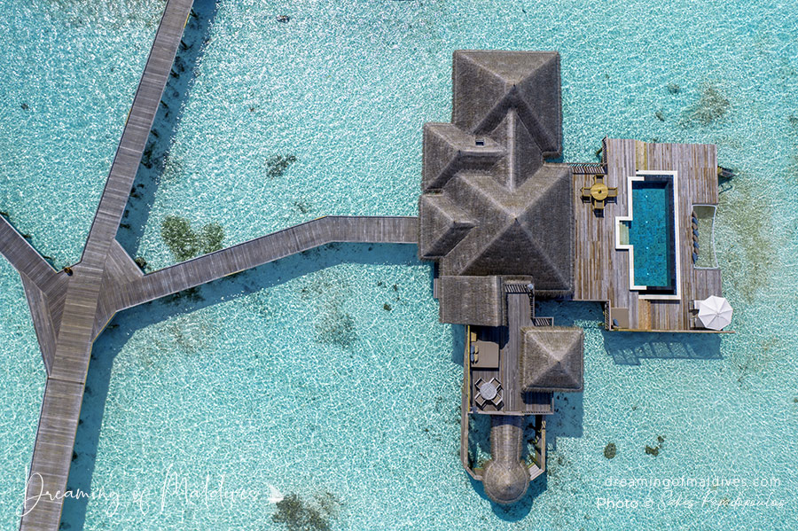 aerial photo Residence with Pool