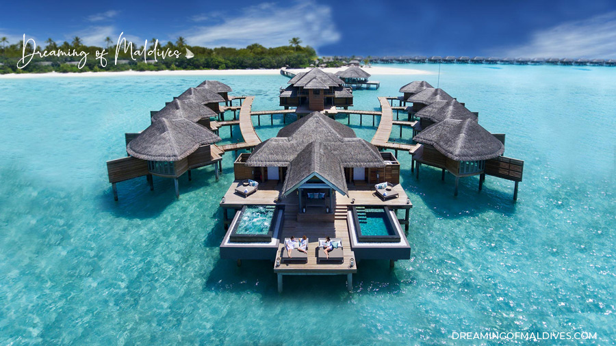 Merana Spa at Vakkaru Maldives aerial view