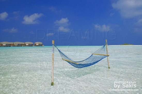 Anantara Dhigu Maldives, Dreamy Spot...Hammock in the Lagoon
