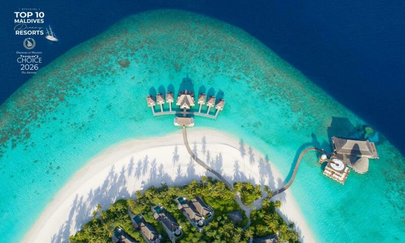 Anantara Kihavah voted best maldives resort 2026 Top 10 official Ranking. No.1
