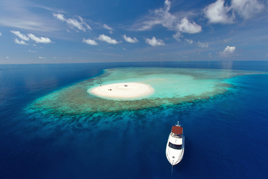 Baros Maldives private sandbank experience