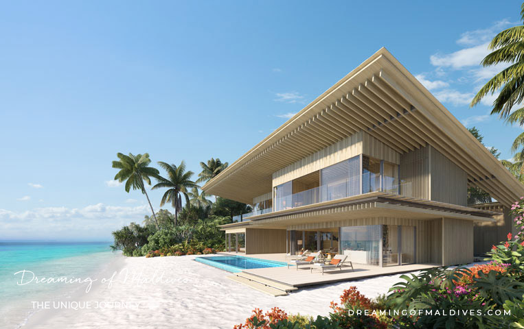 Capella Maldives beach villa