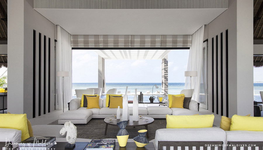 Cestone Sofa owner villa Interior Design and Objects by Dennniston cheval blanc randheli