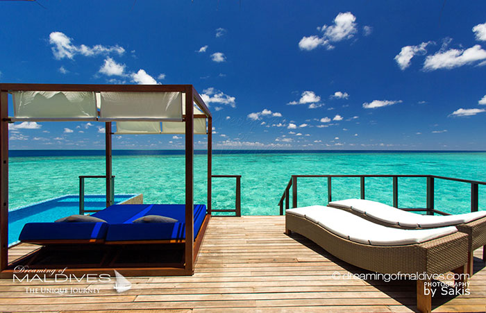 Coco Bodu Hithi Maldives Best Resort for snorkeling in Maldives.water villa