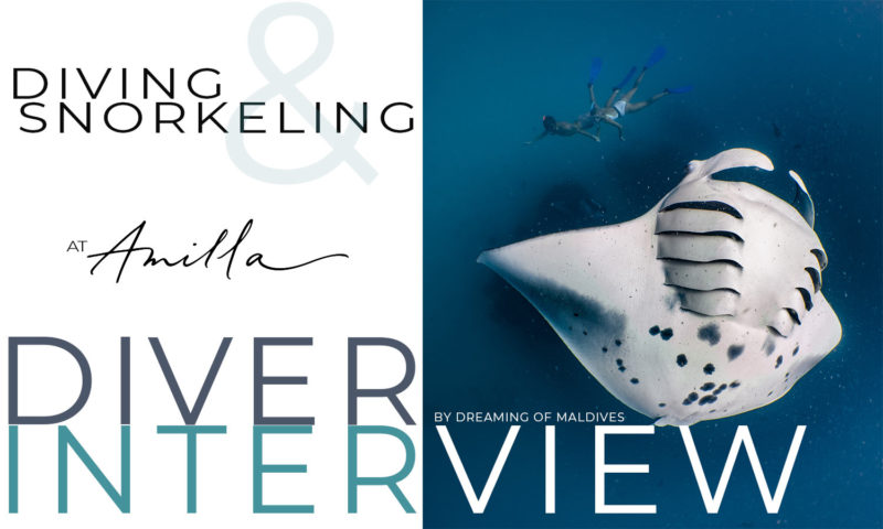 Diving and Snorkeling guide at Amilla Maldives