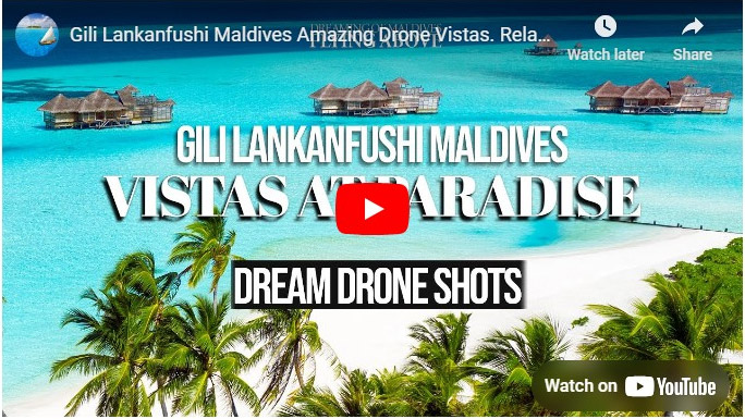 drone video gili lankanfushi maldives