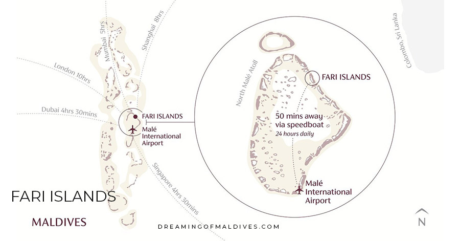 FAri Islands Maldives map islands