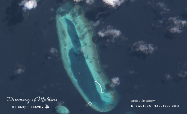 atoll reefs in may 2017 Fari Islands development has started