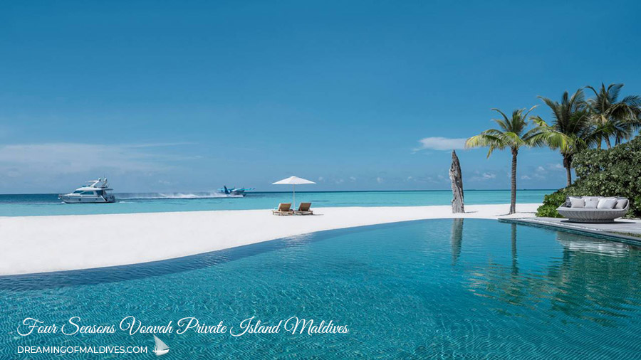 The Island Main Pool - Four Seasons Private Island Maldives at Voavah