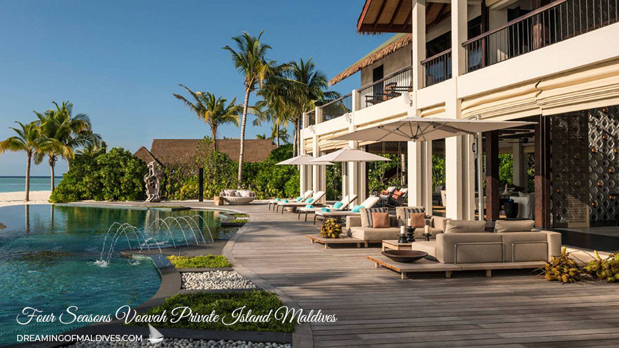 A Super Private Island in Maldives Four Seasons Voavah. Double Storey Beach Villa