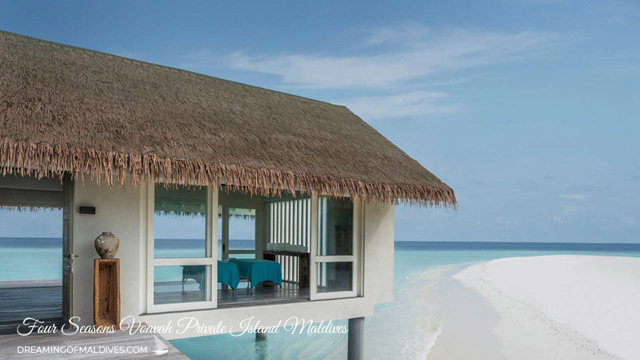 A Super Private Island in Maldives Four Seasons Voavah. The Spa