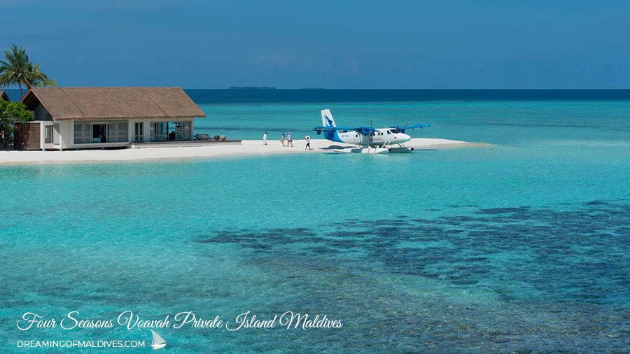 Four Seasons Voavah Private Island Maldives - Private transfer luxury seaplane