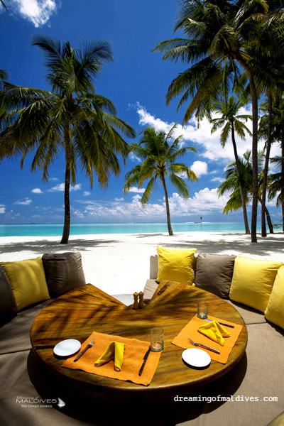 Gili Lankanfushi Maldives Dinner in the Sand