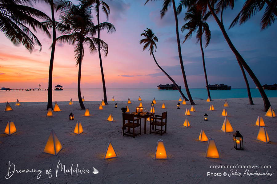 Gili Lankanfushi Maldives Romantic Sunset Dinners